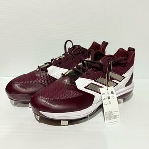 Adidas Red and White Athletic Shoes with Breathable Mesh